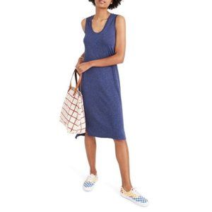 Madewell Jersey Tank Dress Heather Nightfall NWT